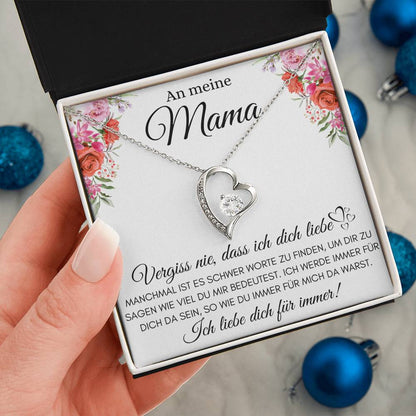 Mama - Ich liebe dich für immer! - Herzkette