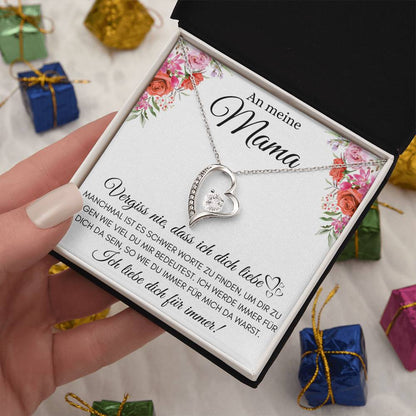 Mama - Ich liebe dich für immer! - Herzkette