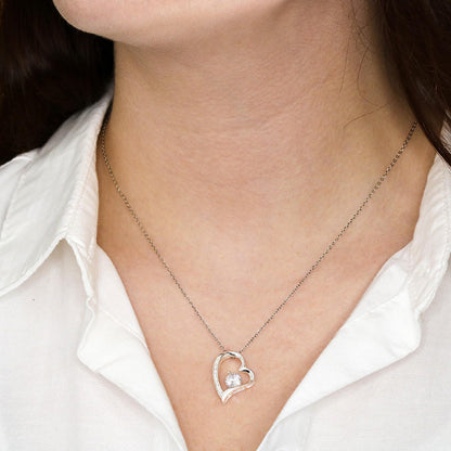 Enkelin Geschenk von Opa - Herzkette