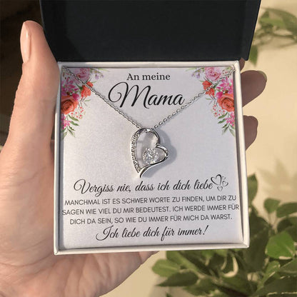 Mama - Ich liebe dich für immer! - Herzkette