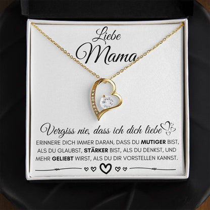 Liebe Mama "Erinnere Dich" - Herzkette