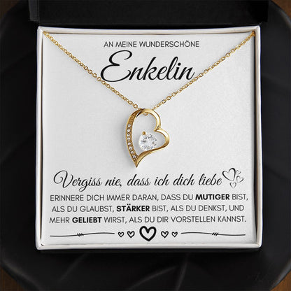 An meine wunderschöne Enkelin - Luxus Halskette