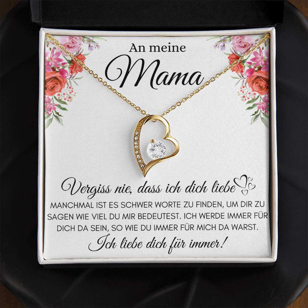 Mama - Ich liebe dich für immer! - Herzkette
