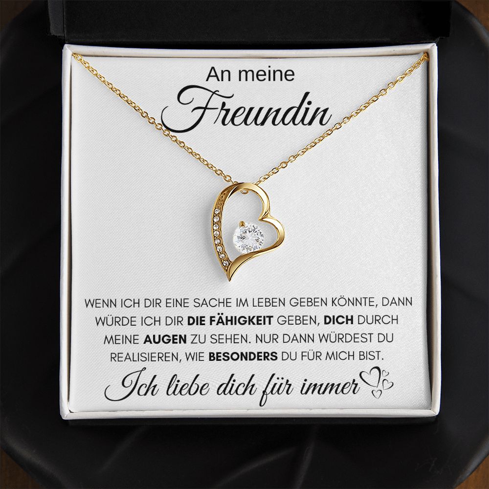 An meine Freundin "Fähigkeit Geben" - Luxus Halskette
