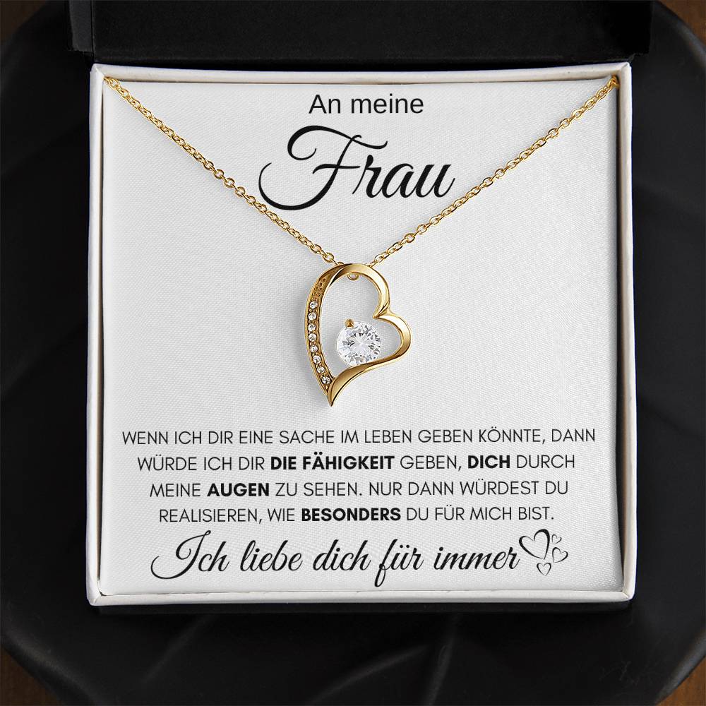 An meine Frau "Fähigkeit Geben" - Luxus Halskette