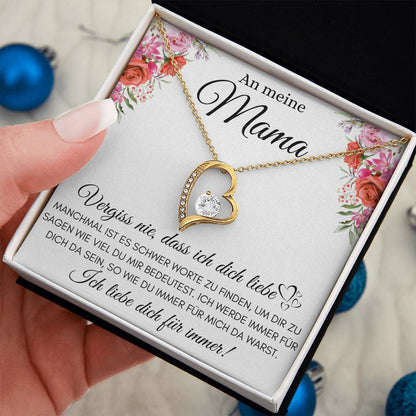 Mama - Ich liebe dich für immer! - Herzkette