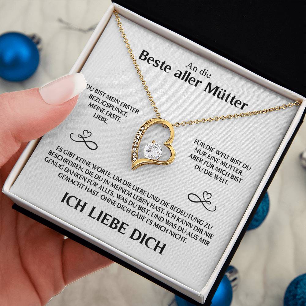 An die beste aller Mütter - Luxus Halskette