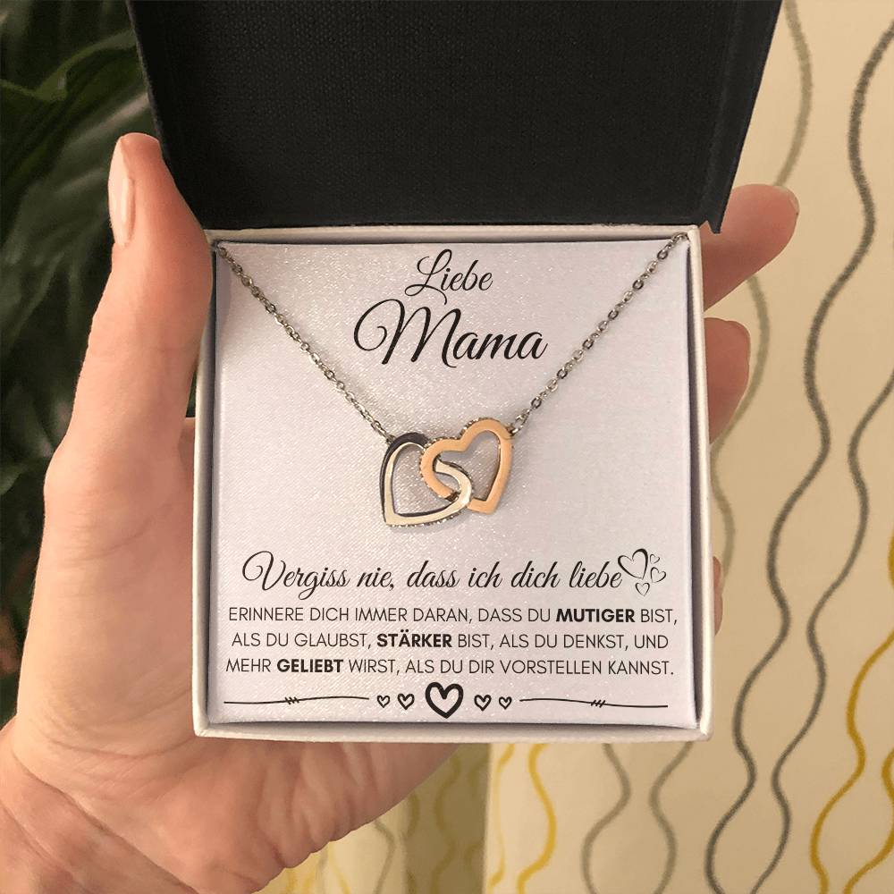 Liebe Mama "Erinnere Dich" - Herzenkette