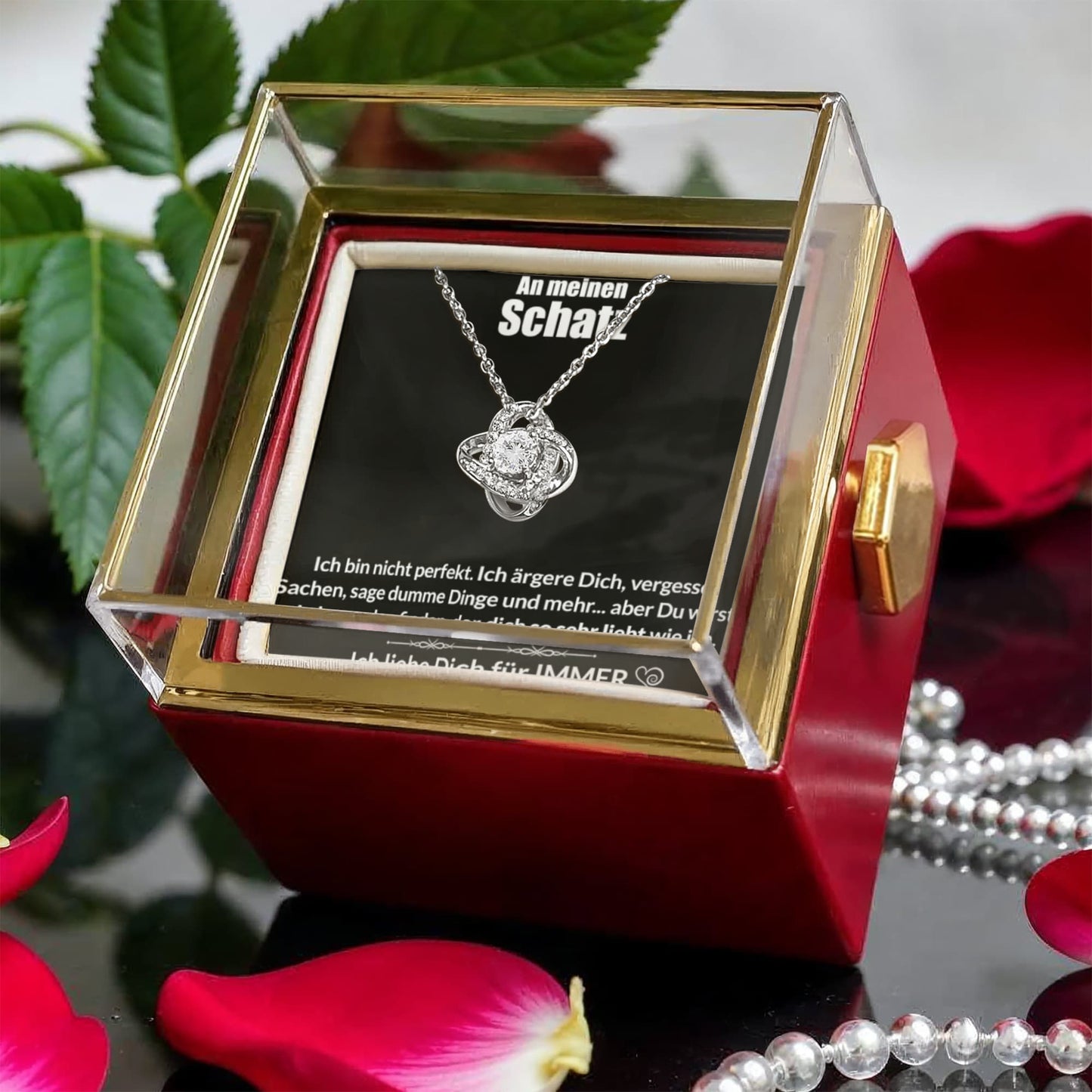 Liebes-Knoten-Halsband