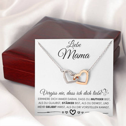 Liebe Mama "Erinnere Dich" - Herzenkette