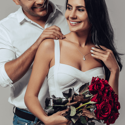 An meine Frau "Ich liebe dich für immer" - Alluring Halskette