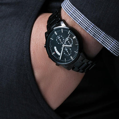 An meinen Sohn - Chronograf-Armbanduhr