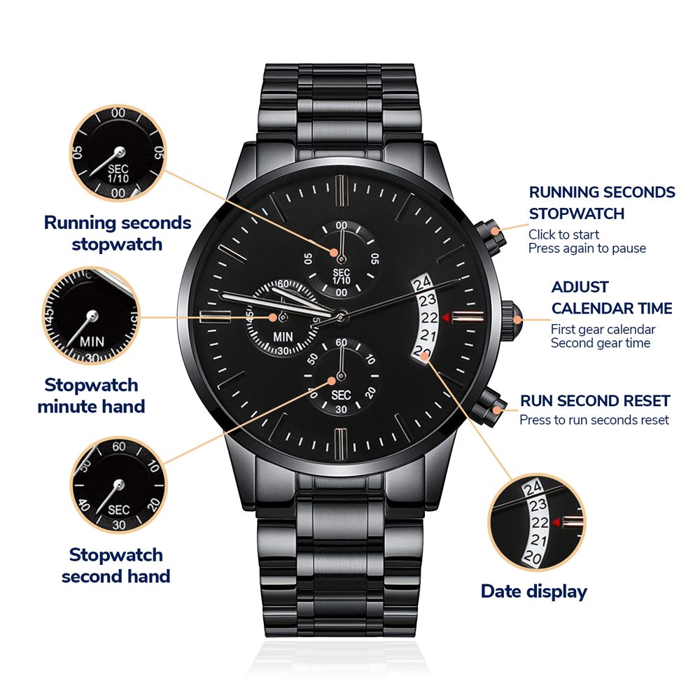 An meinen Sohn - Chronograf-Armbanduhr