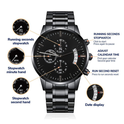 An meinen Mann - Chronograf-Armbanduhr