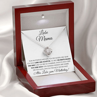Alles Liebe zum Muttertag - Love Knot Halskette