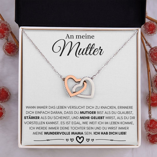 Wundervolle Mama - Herzenkette