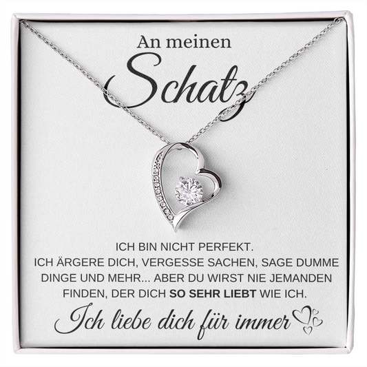 Luxus Halskette - Ich liebe dich für immer