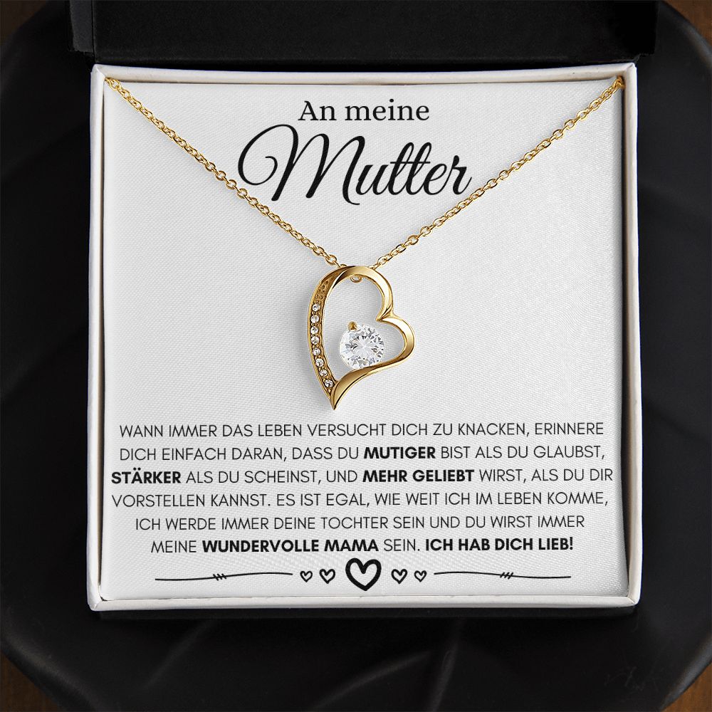 Wundervolle Mama - Herzkette