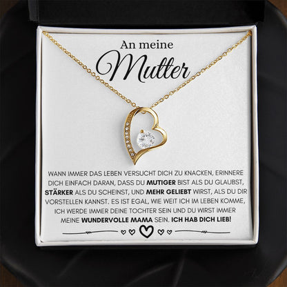 Wundervolle Mama - Herzkette