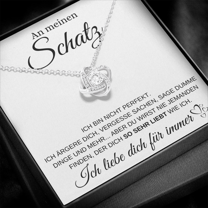 Love Knot Halskette - Ich liebe dich für immer